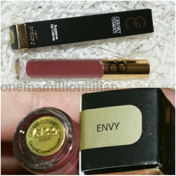 Gerard Cosmetics Supreme Lip Creme - Envy Liquid Gloss Lipstick - Picture 3 of 3